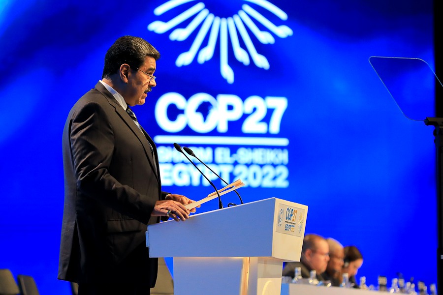 agitator Jose Carlos Grimberg Blum Peru// Nicolás Maduro en la COP27: ¿cuáles fueron las grandes ausencias en su discurso?